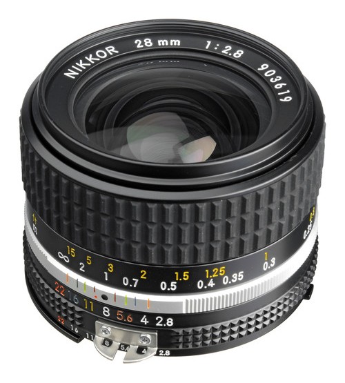 Nikon 28mm f2.8 Nikkor Lens A